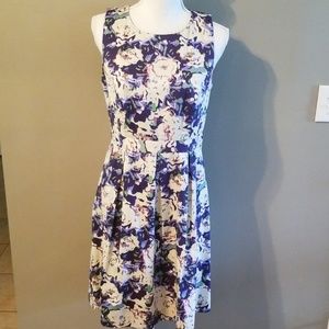 LOFT-floral midi dress